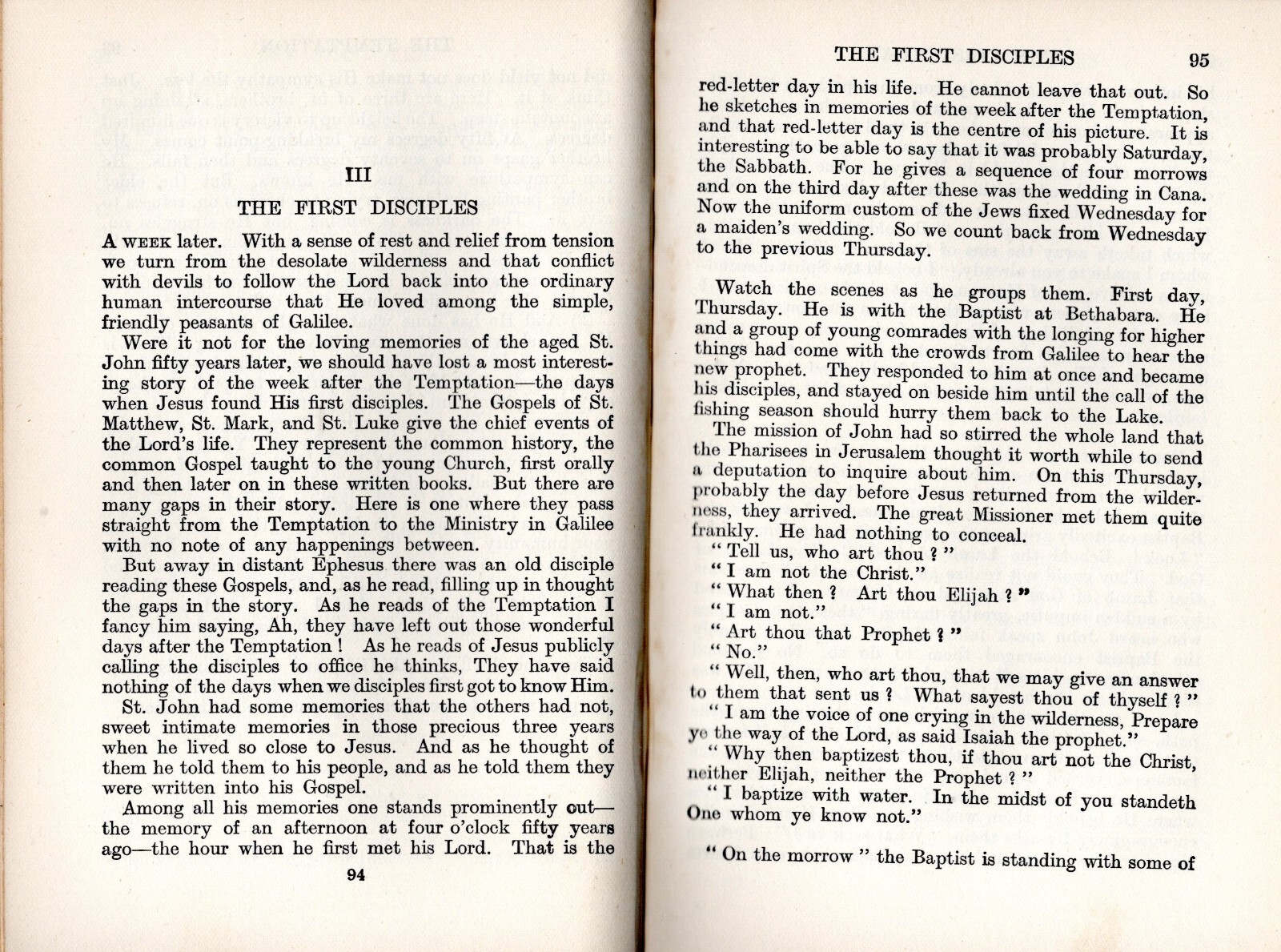 A PEOPLE’S LIFE of CHRIST 1926 Hardcover 429 pages J. PATERSON SMYTHE Christan