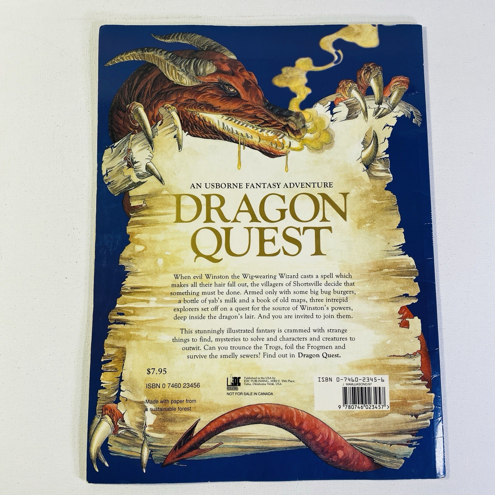 Dragon Quest by Andy Dixon LOT OF 2 w/ The Dragons are Singing Tonight PBs