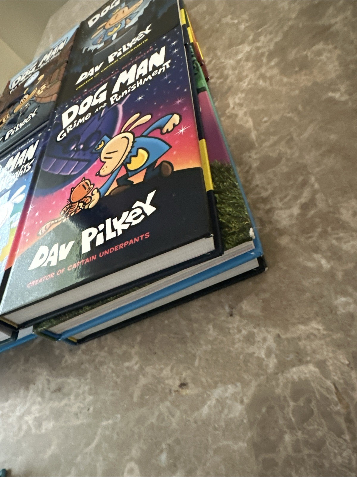 DOG MAN Series Complete Collection Set Books Dav Pilkey HC Hardcover Books Cat