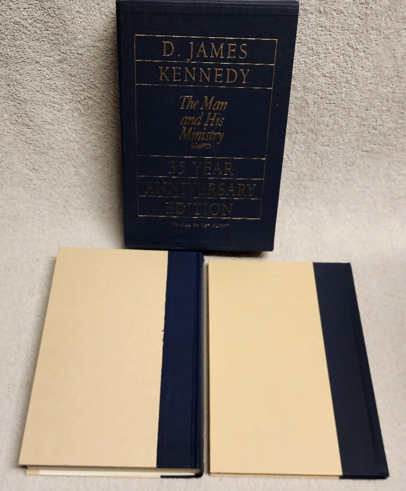 D James Kennedy The Man and His Ministry 2 Hardcover Book Box Set Coral Ridge