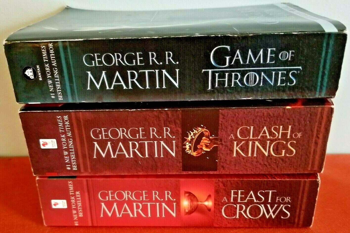 Game Of Thrones A Song Of Ice And Fire Lot Of 3 MM Paperbacks Bks 1-2-4