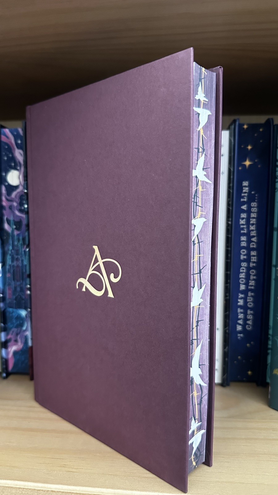 Allurial To Cage a Wild Bird Brooke Fast Special Edition Sprayed Edges Hardcover