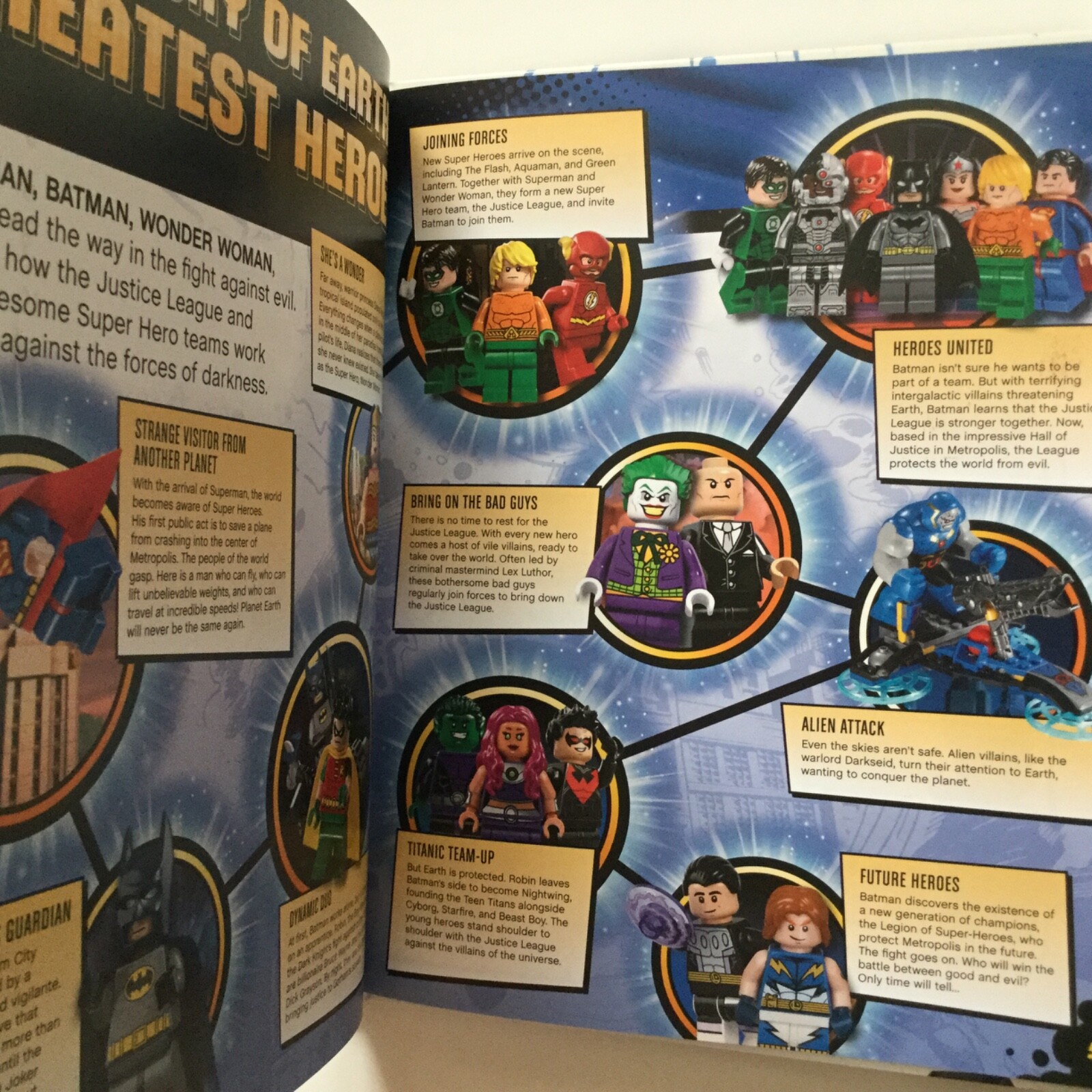 LEGO DC Super Heroes AWESOME HEROES Book 2018