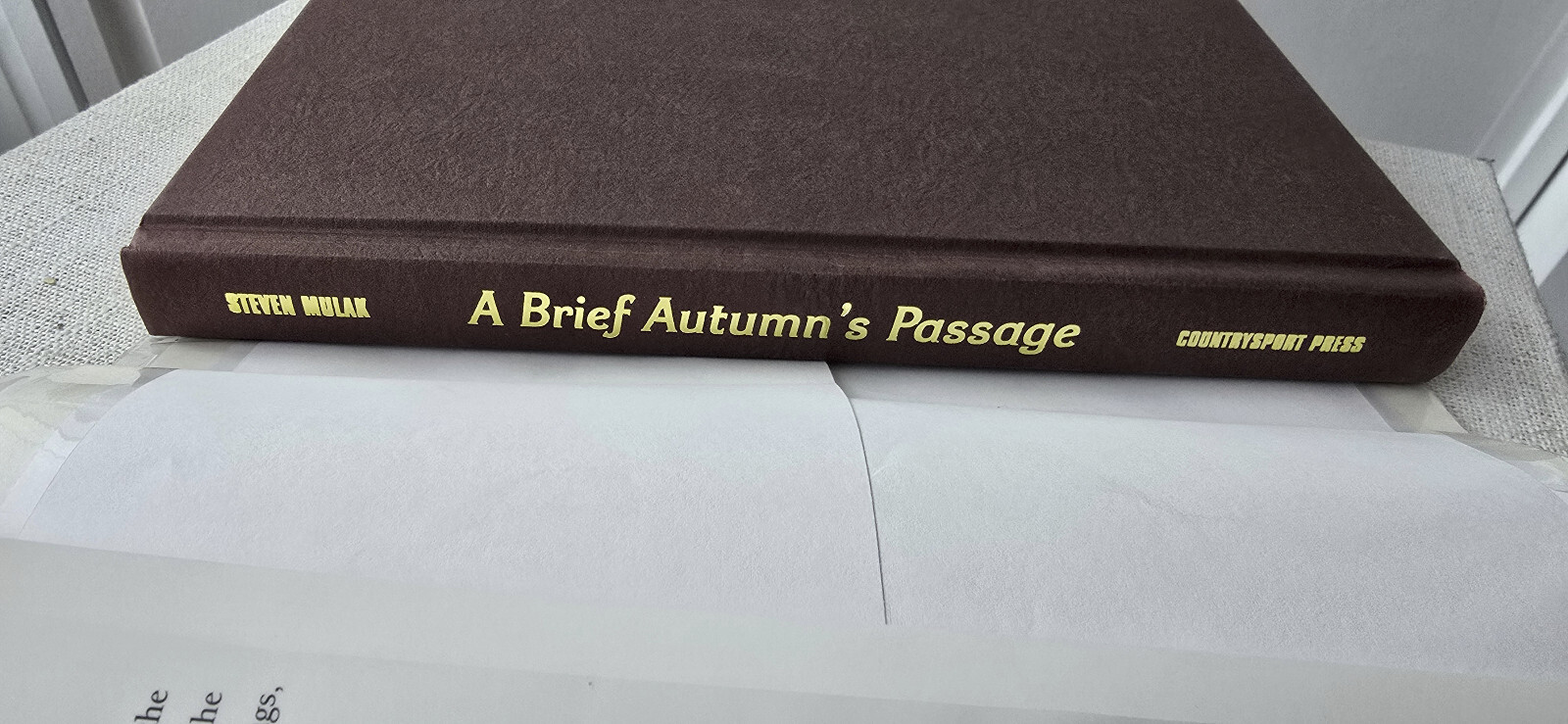 A Brief Autumn’s Passage: A Season of Bird Dogs by Steven Mulak w/signed card