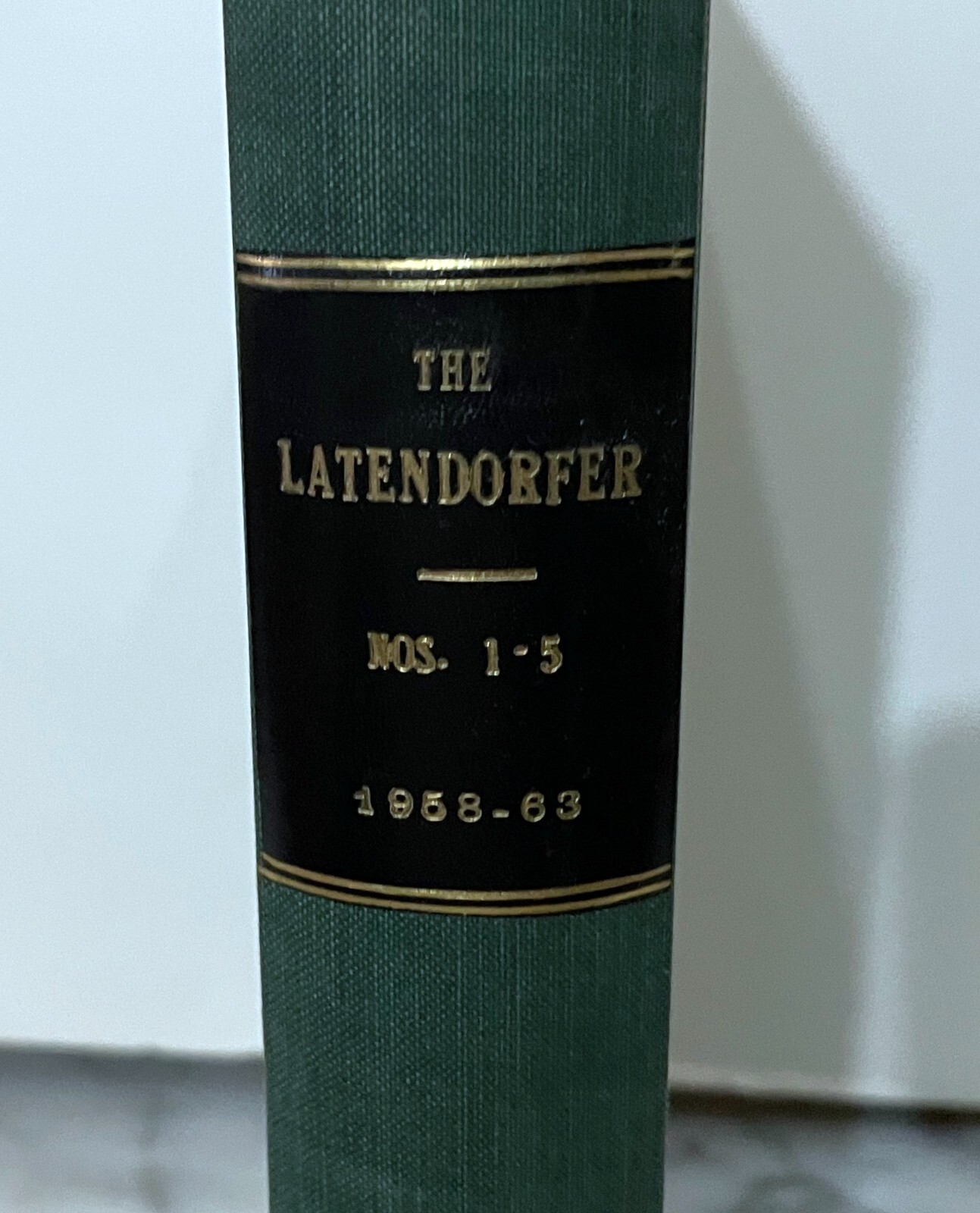 THE LATENDORFER VOLUMES 1-5 – 1958-63 – VINTAGE BOOKLETS RELATED TO WESTERN ART
