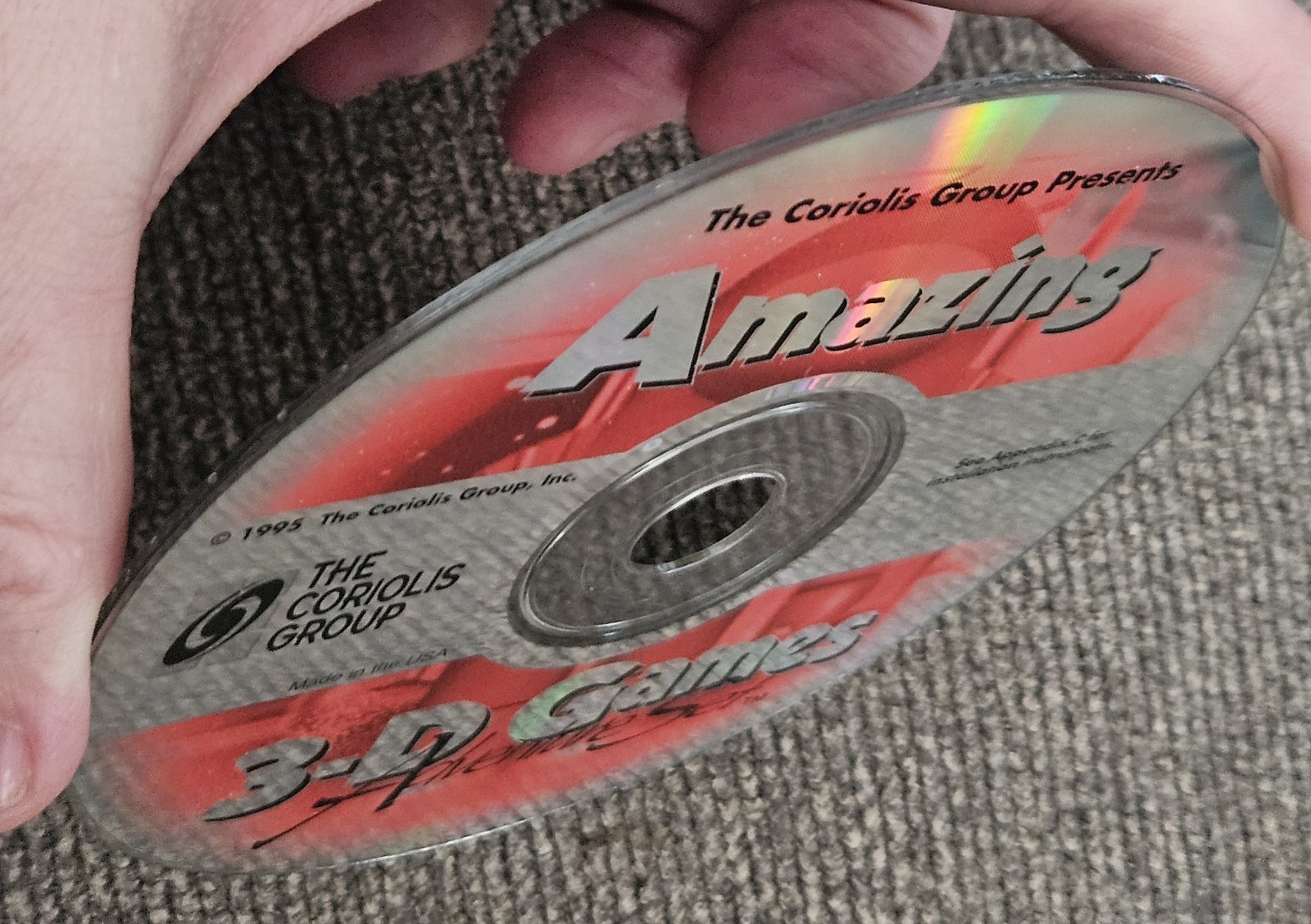 Amazing 3-D Games Adventure Set PC Computer Vintage Disc 1995 Coriolis GroupRARE