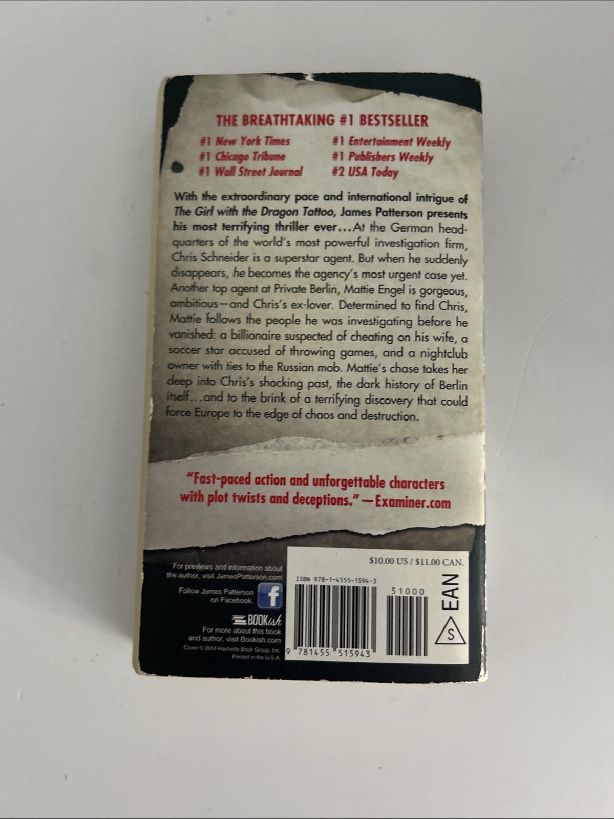 Private Berlin by Mark Sullivan and James Patterson (2013, Mass Market)