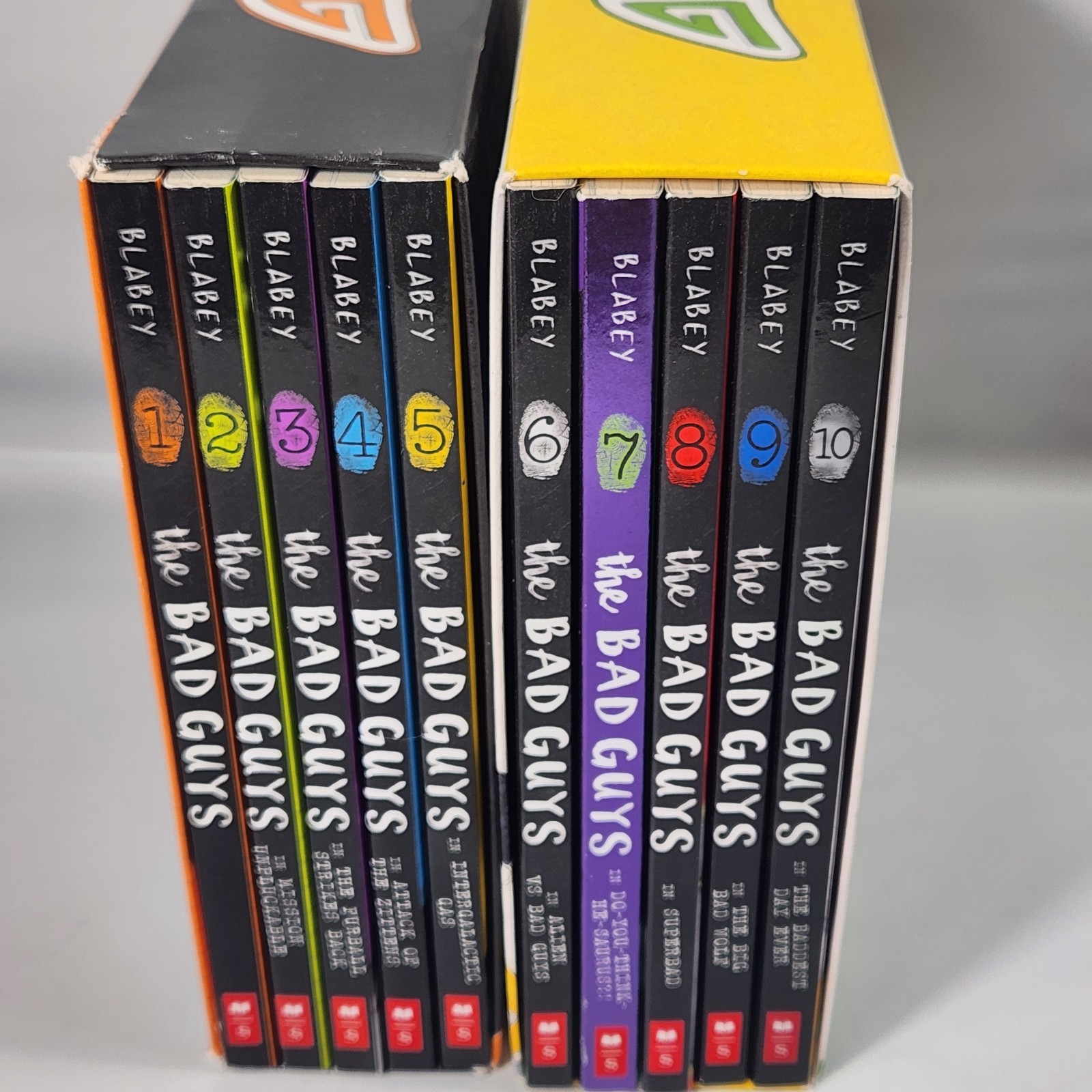 THE BAD GUYS Series Aaron Blabey Lot of 10 Paperback Books 1-10