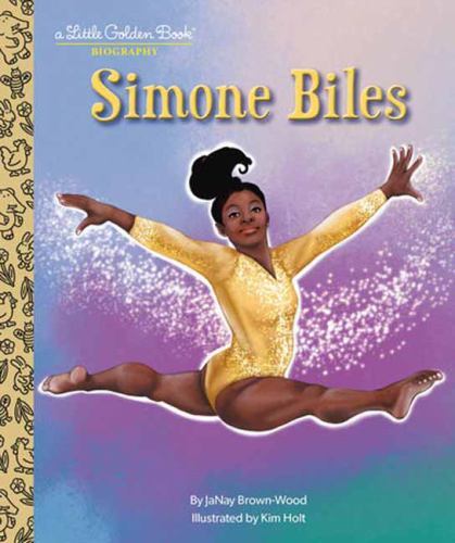 Simone Biles: A Little Golden Book Biograp- 9780593566732, Brown-Wood, hardcover