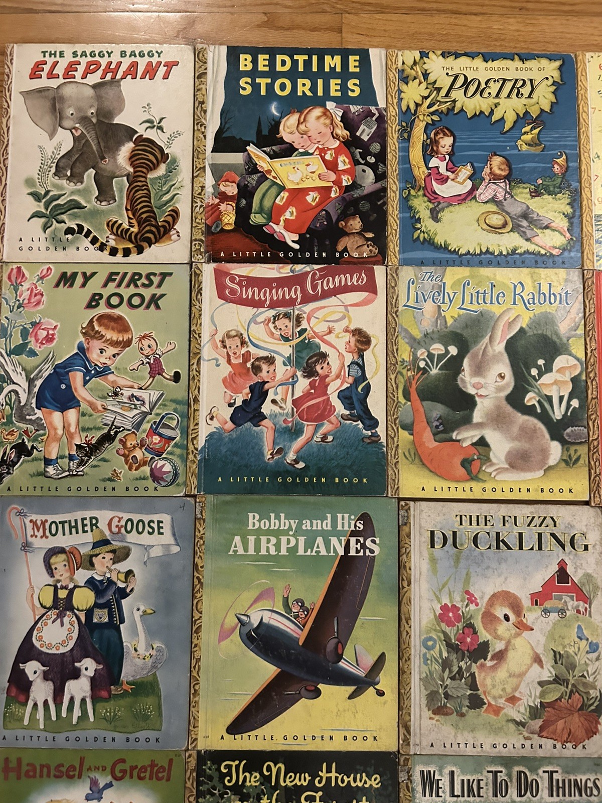 HUGE Little Golden Books Lot Of 146 – VINTAGE 1940’s to 1970’s editions RARE