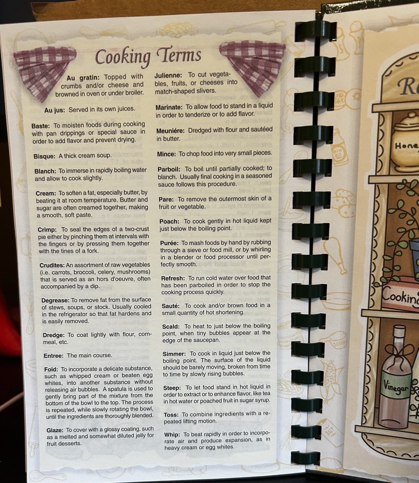 A Taste of Heaven Cookbook Sample Book Hardcover Morris House 74+ Pgs Of Recipes