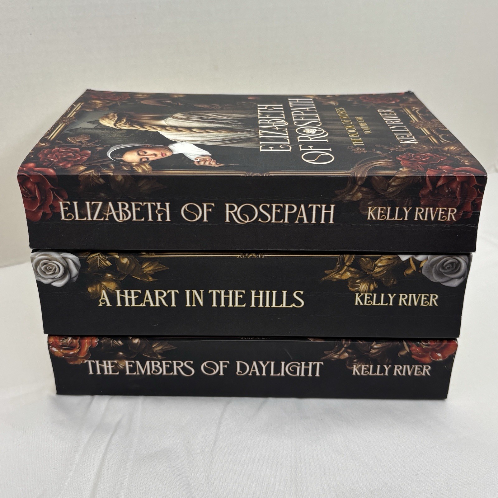 Book of Roses Series Kelly River Paperback Vol 1-3 Lot Ember Heart Elizabeth