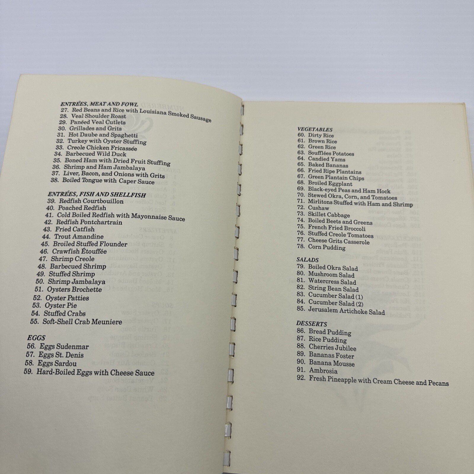 Favorite New Orleans Recipes 1989 Spiral Bound Louisiana New Orleans Cookbook