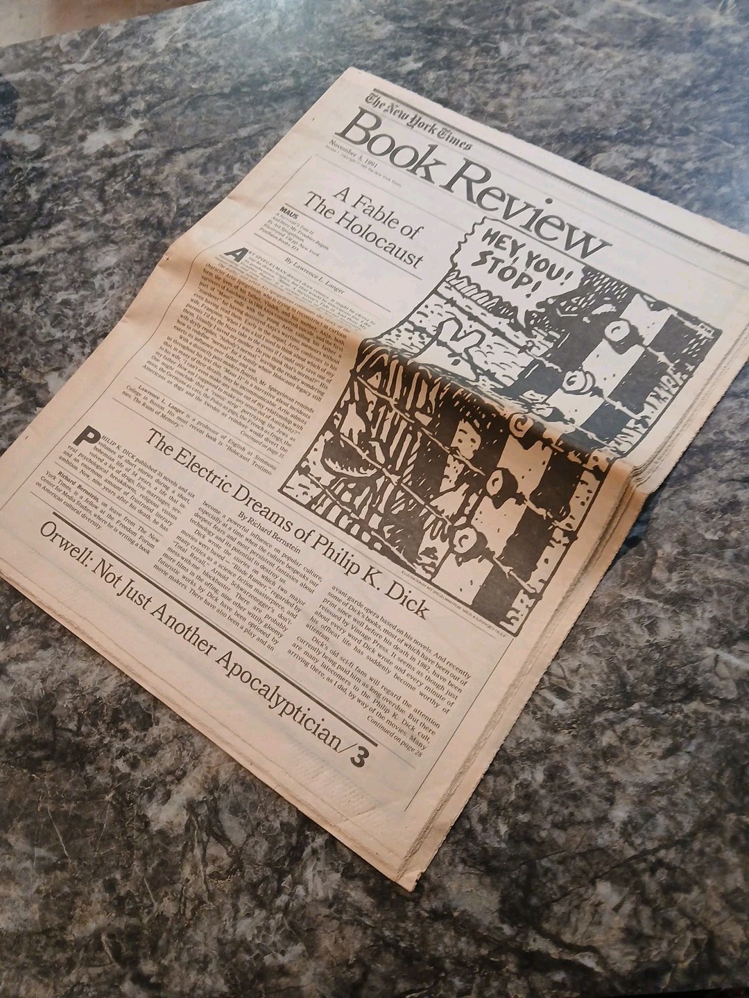 PHILIP K. DICK Electric Dreams 4-pg article NY Times Book Review 11/3/91 RARE VG