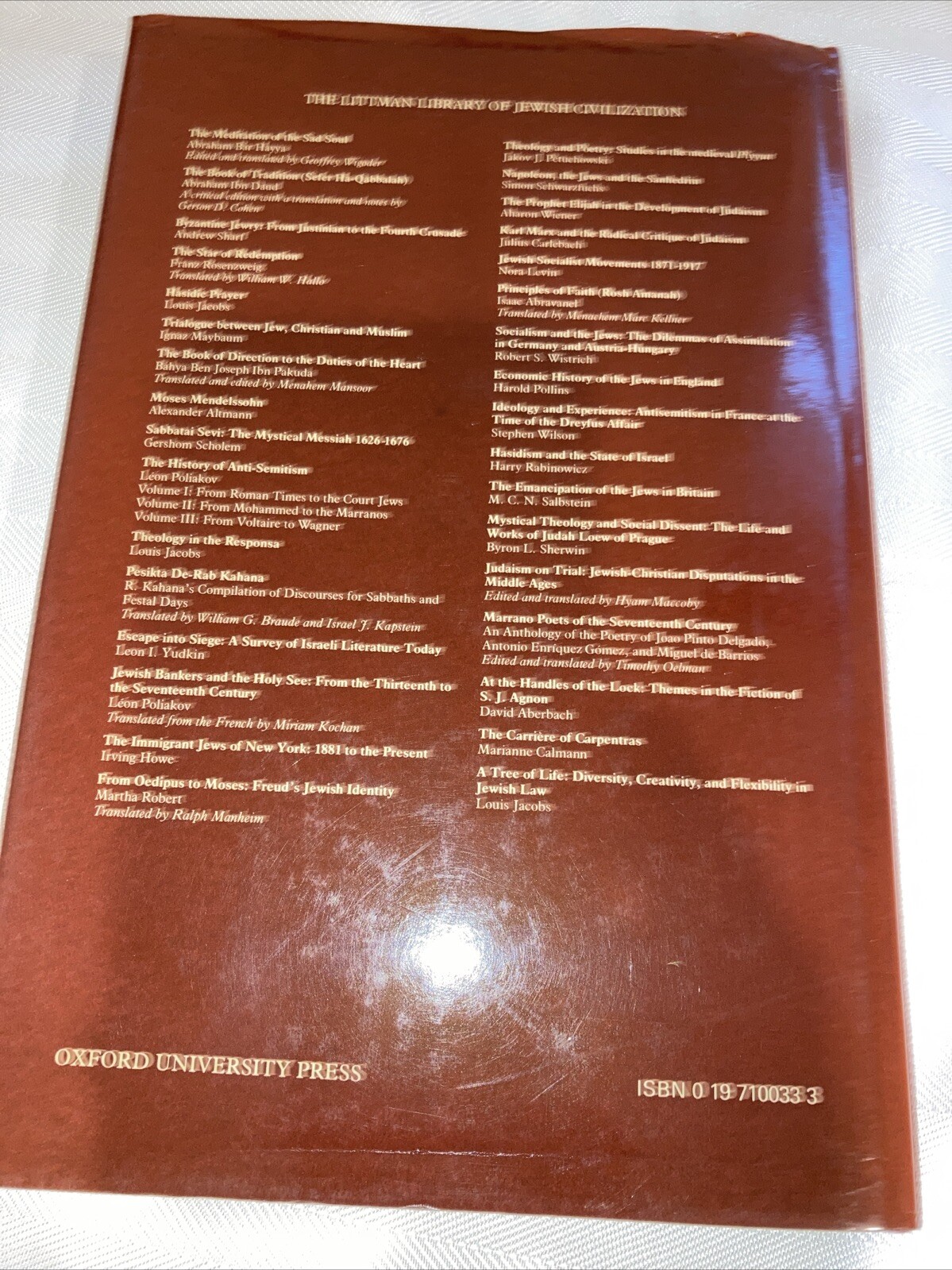 The German Jew Synthesis of Judaism & Western Civilization H I Bach 1984 HCDJ