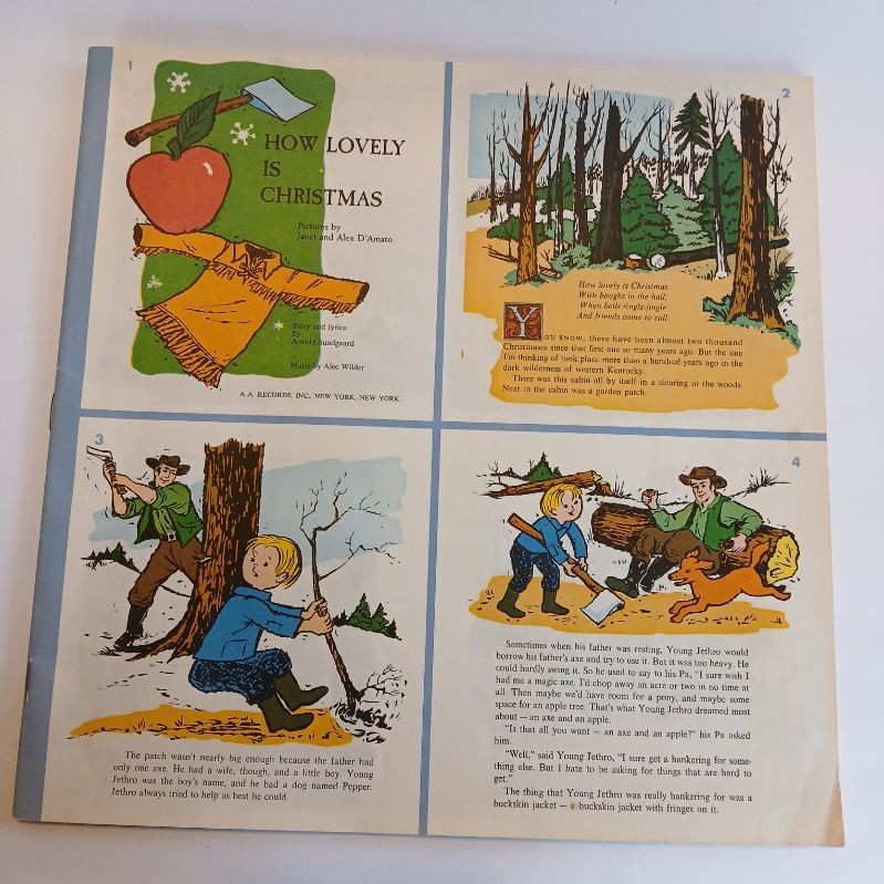 Vintage Uncut Pages-Golden Press Book 6 Christmas Stories Frosty, Rudolph & More