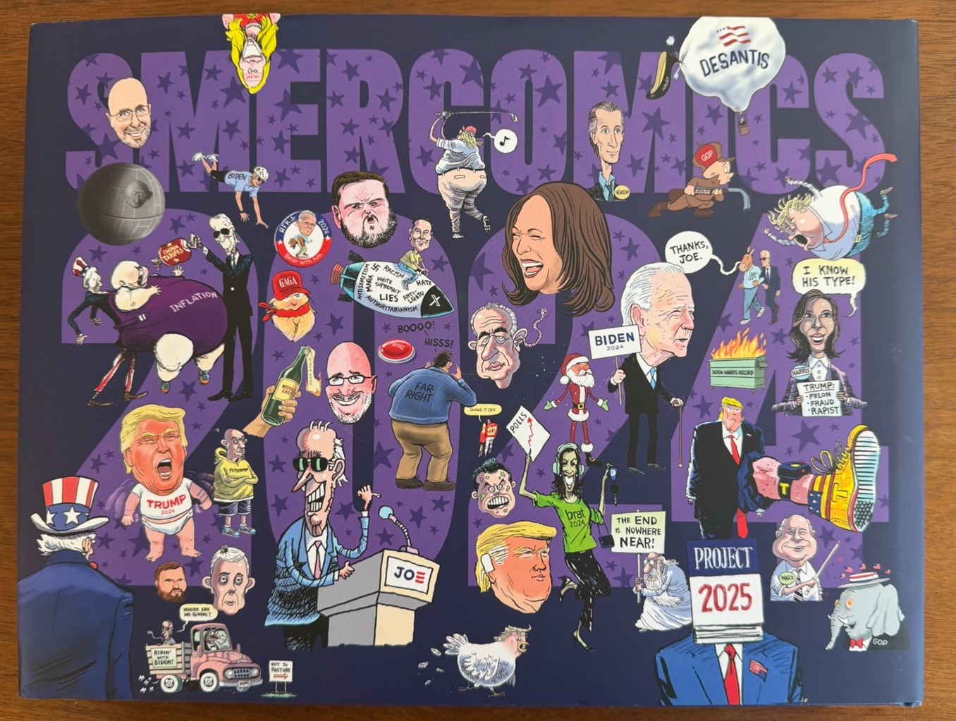 Smercomics 2024 – Limited Edition Political Cartoon HC by Michael Smerconish