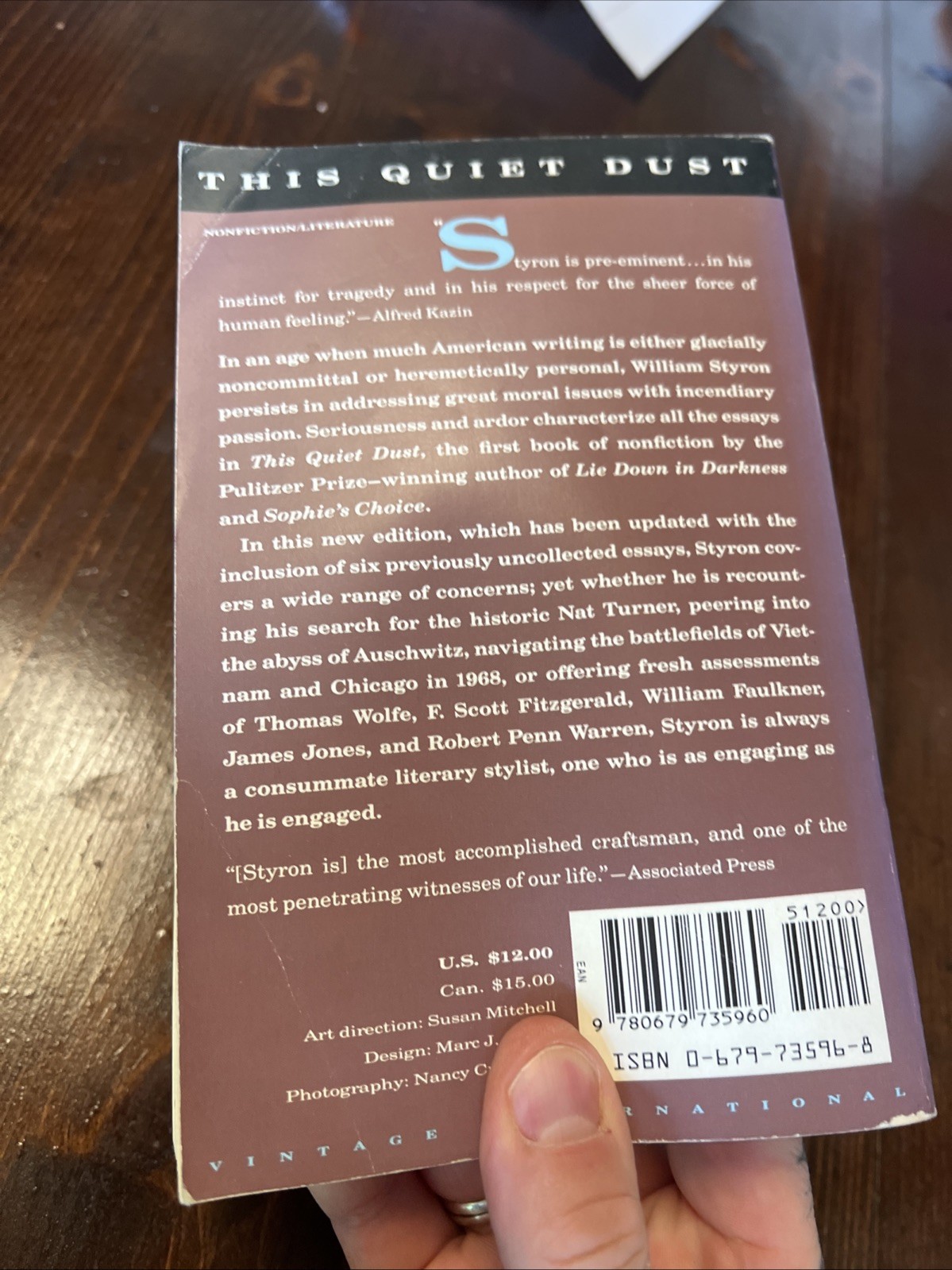 This Quiet Dust: And Other Writings…, Styron, William
