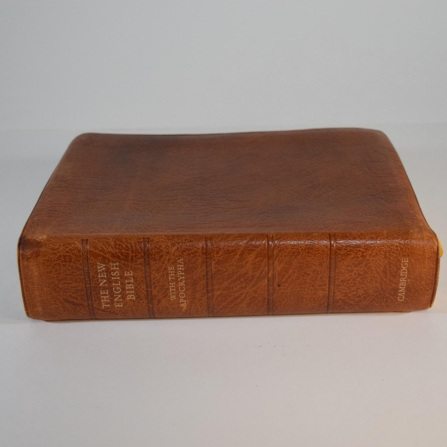 The New English Bible With Apocrypha 1971 Cambridge Buffalo Calfskin Leather