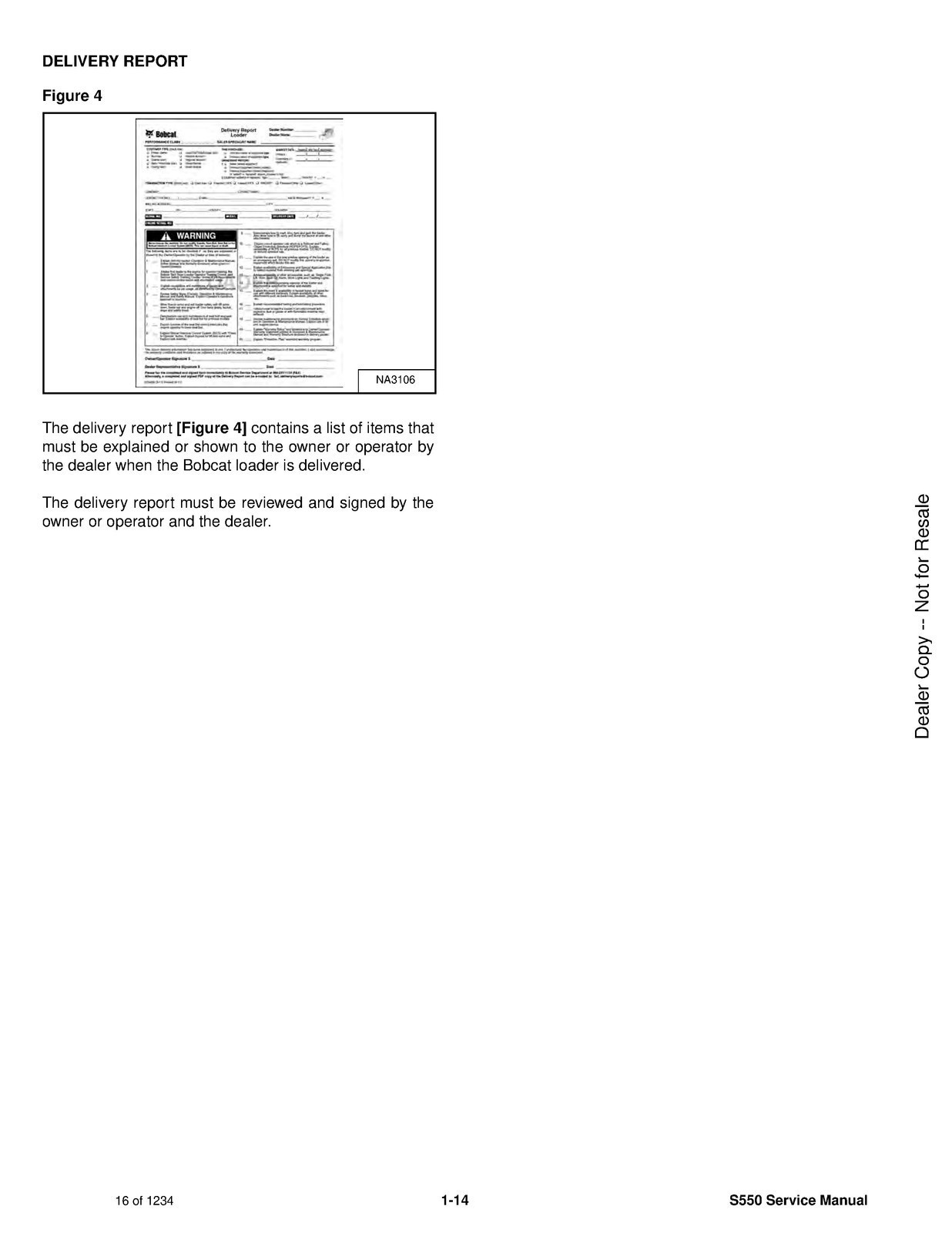 BOBCAT S550 Skid-Steer Loader Service Manual SN A3NL11001 Up 2019, FOLDOUTS