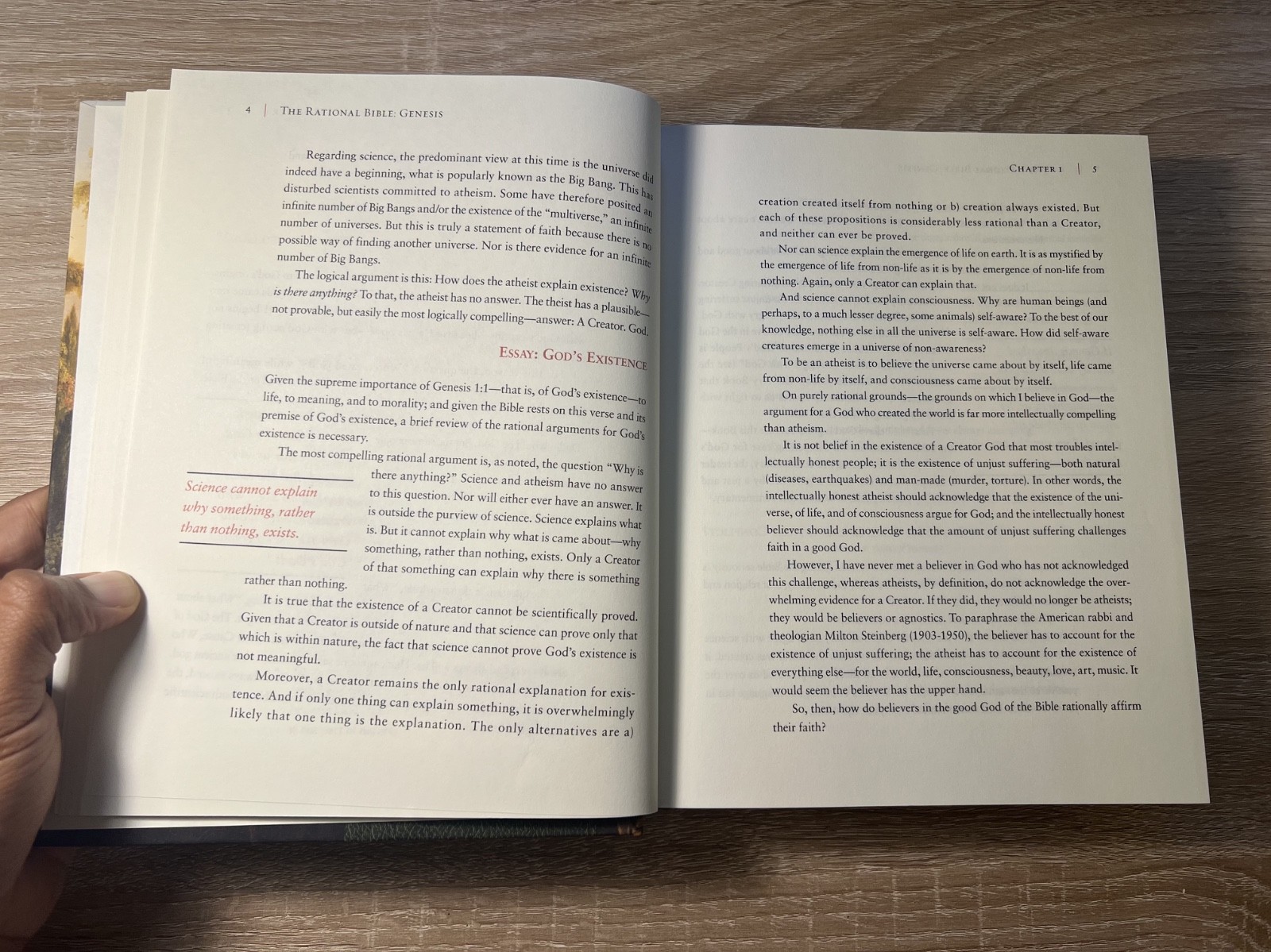 The Rational Bible Genesis God Creation Destruction Dennis Prager Hardcover Book