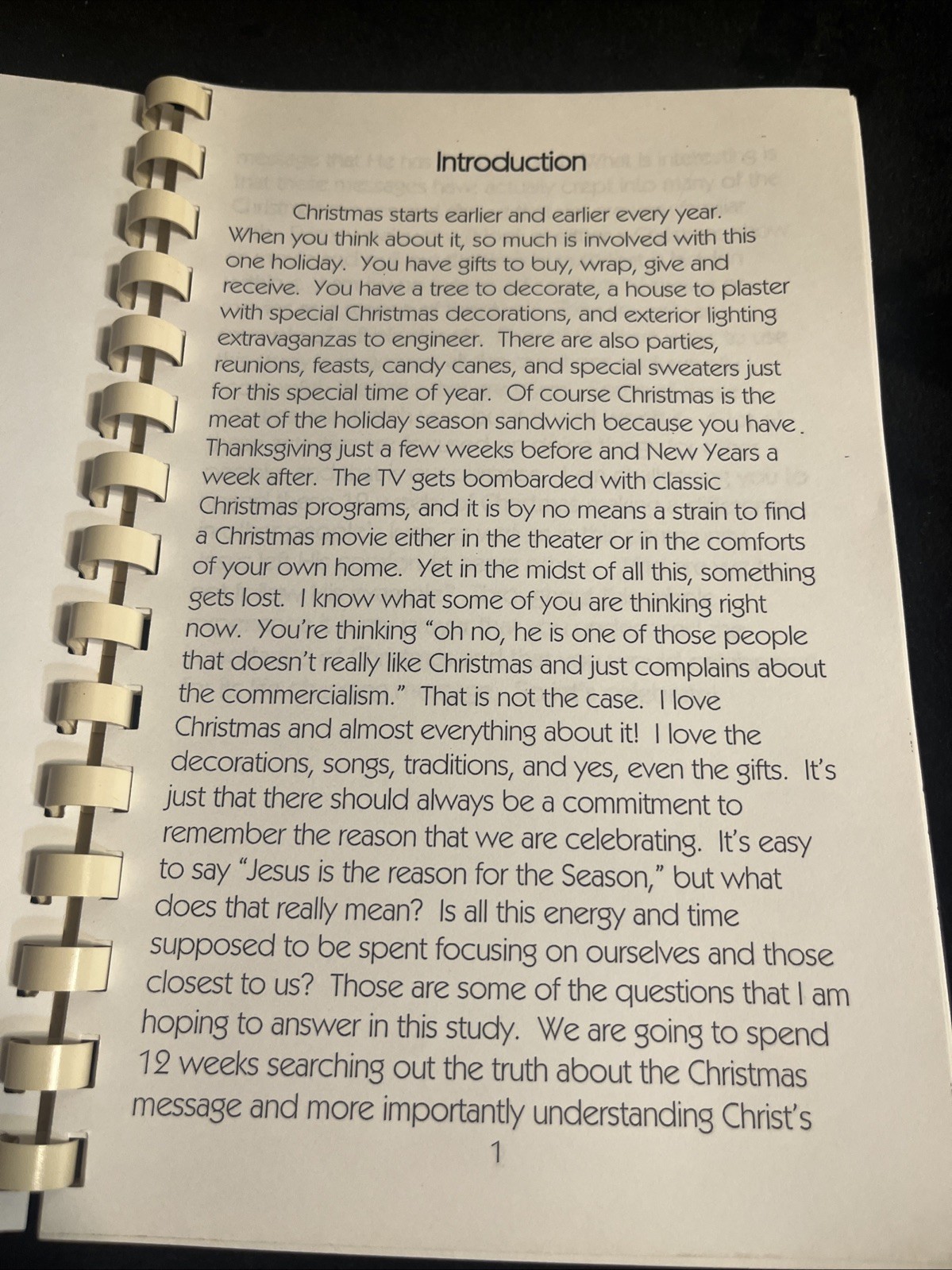 Evangelical Christmas Planner 12 Weeks
