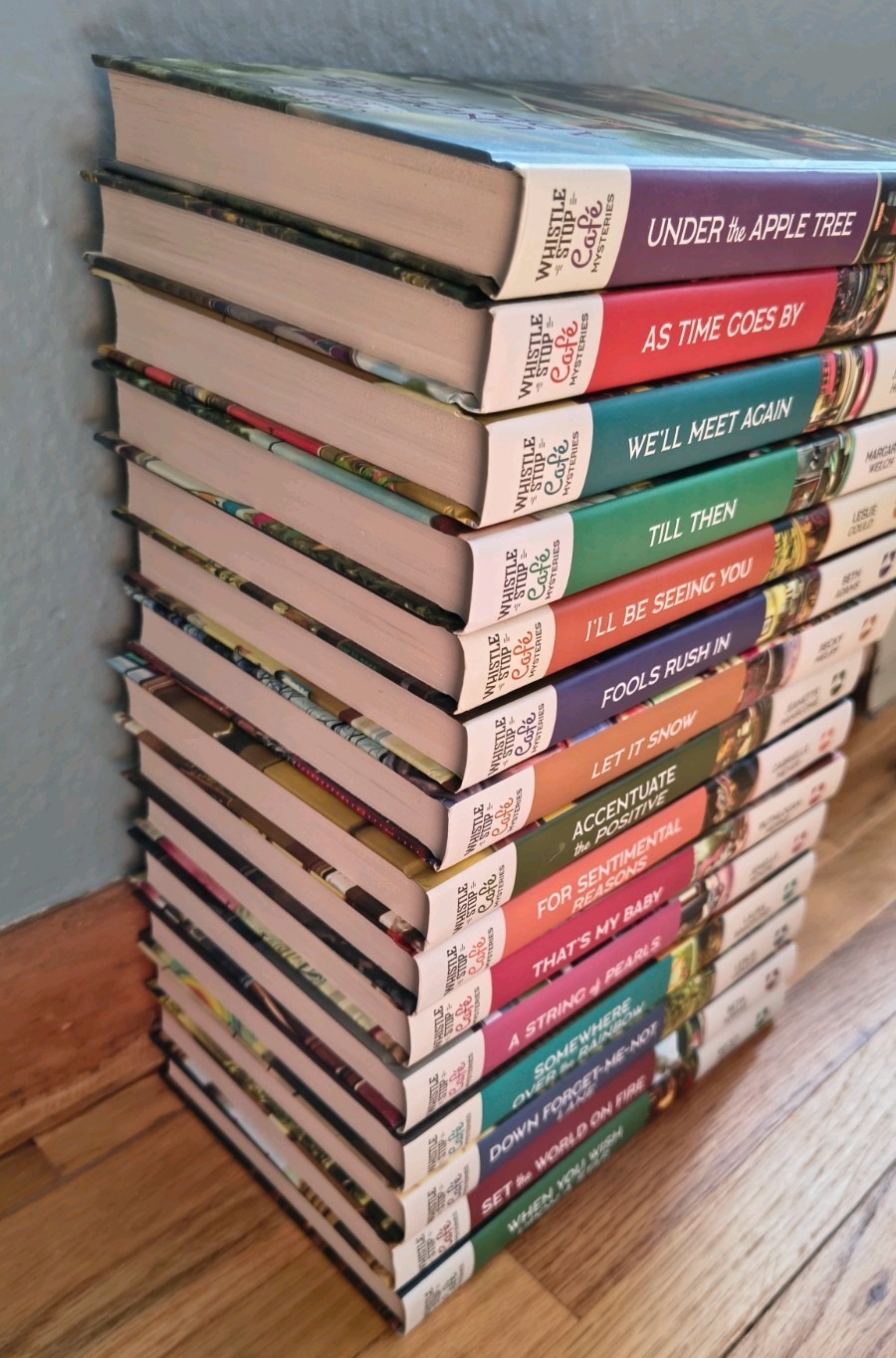 Lot of 15 Whistle Stop Cafe Mysteries Guideposts Christian Cozy Hardcover Set