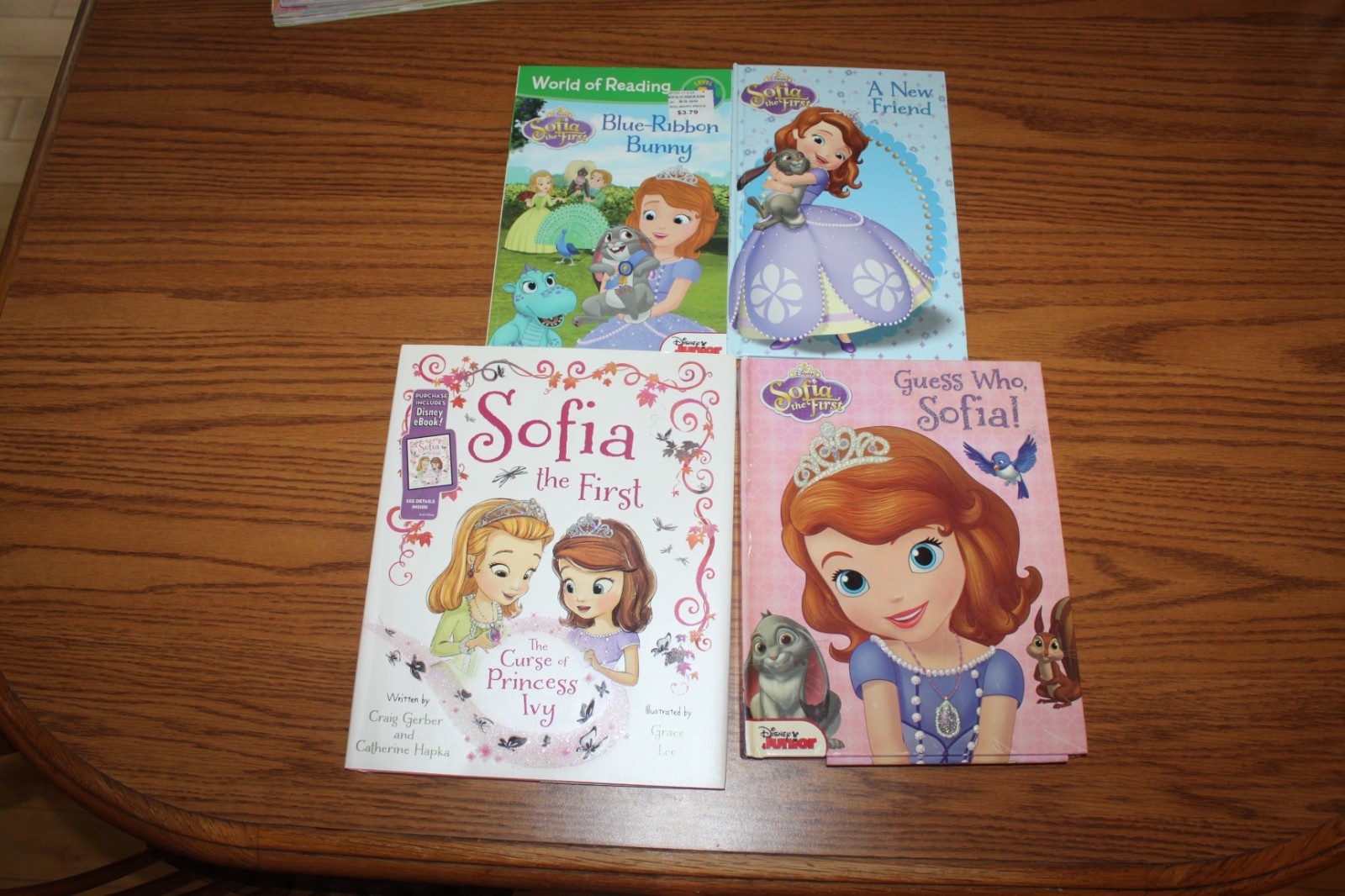 9 Disney Sofia the First Readers Picture Books Lot Friend Guess Who Games