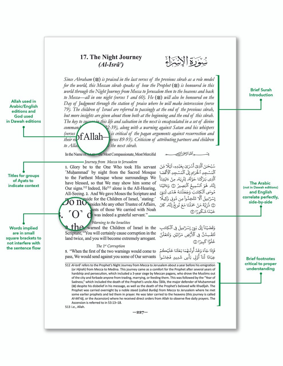 The Clear Quran® Series Arabic Text, Noble Quran Parallel Edition – Faux Leather