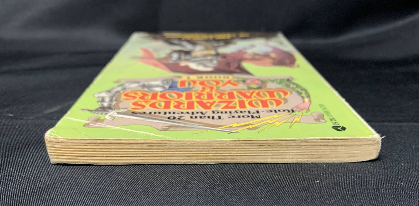 Book 1: Wizards Warriors & You by R. L. Stine – 1st First Avon Paperback 1984
