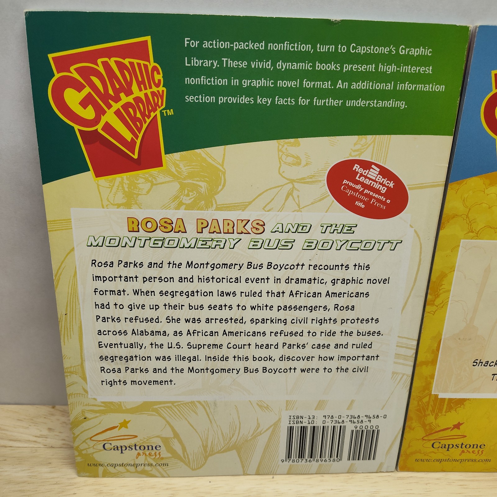 Graphic Library Capstone Press lot of 3 educational paperbacks