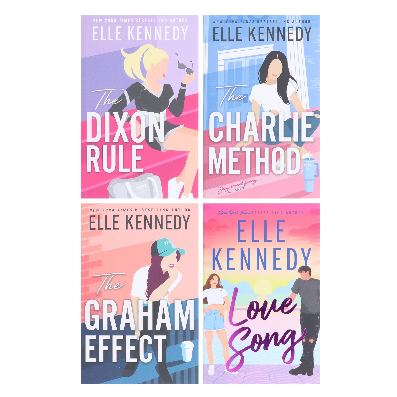 Campus Diaries Series by Elle Kennedy 4 Books Set – Fic – PB