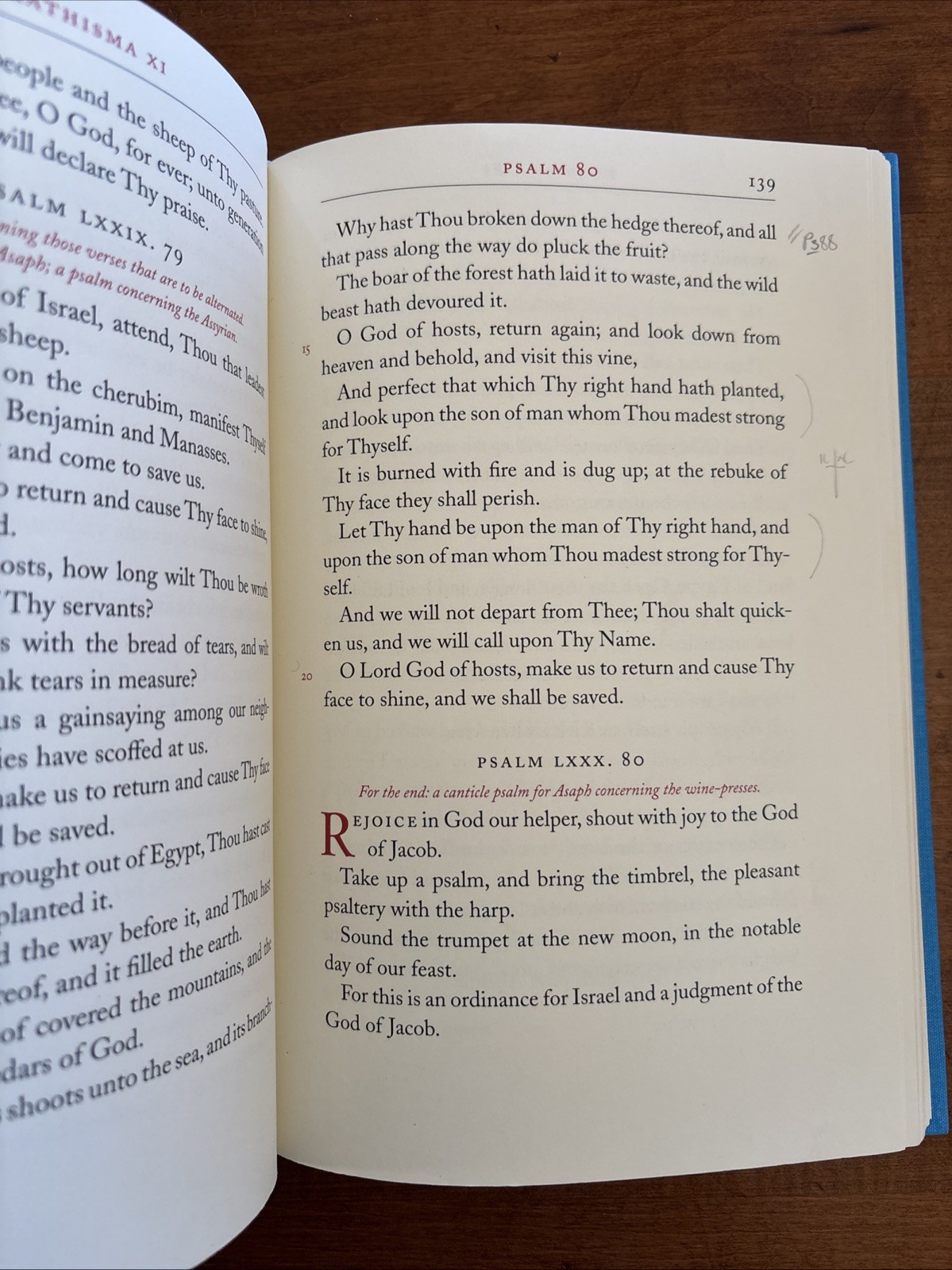 The Orthodox Psalter: According to the Seventy by Holy Transfiguration Monastery
