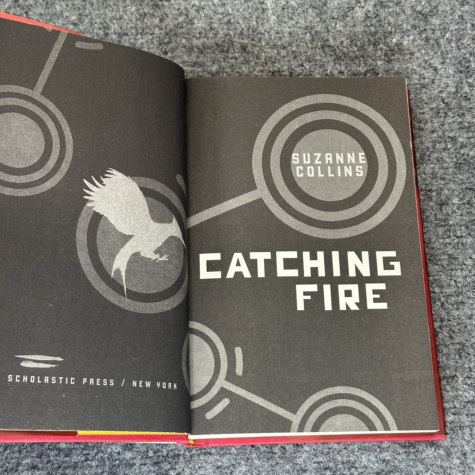 The Hunger Games Trilogy Set Mixed Book Lot Complete Set 1st Print Scholastic Ed