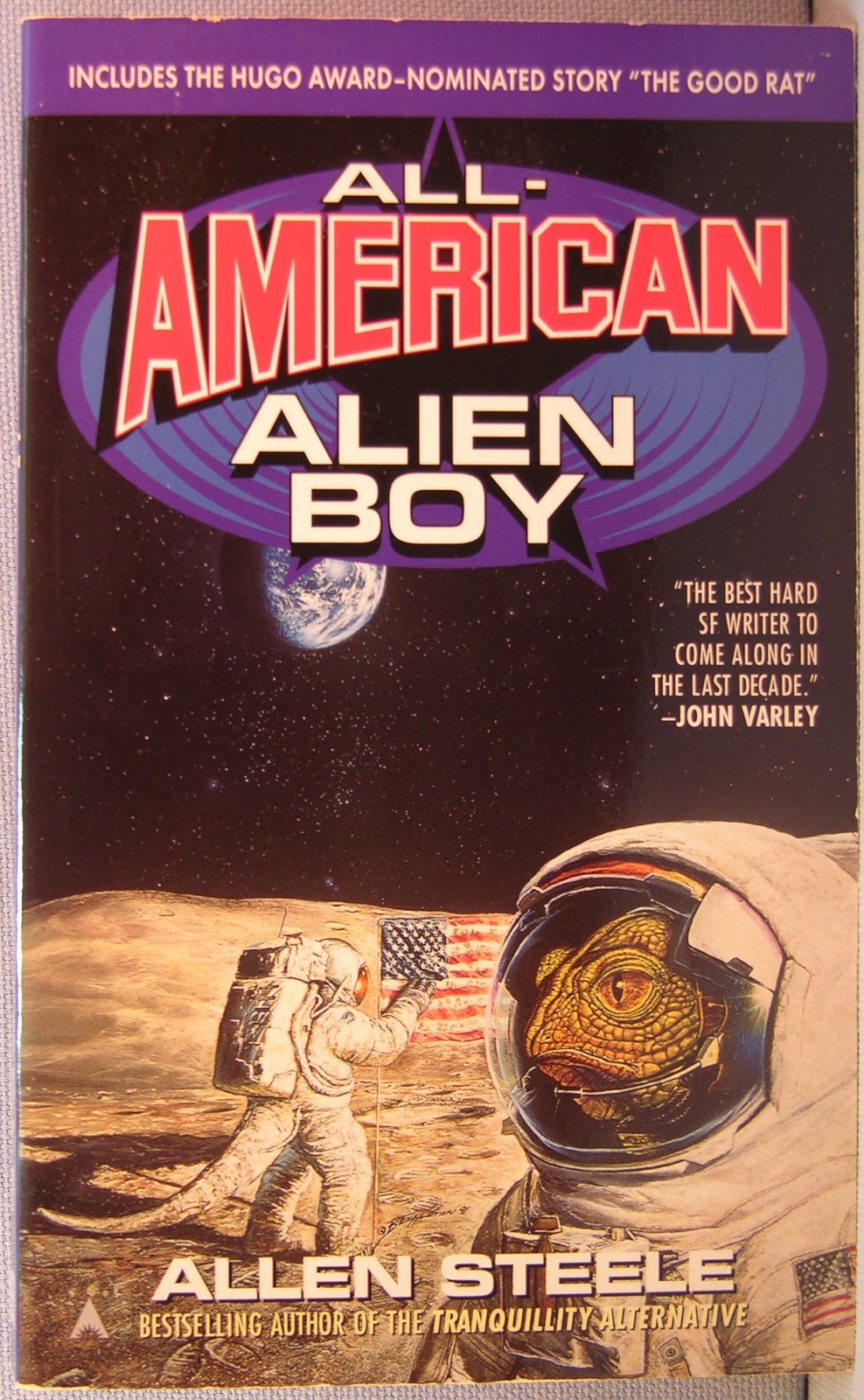 Steele, Allen – All-American Alien Boy PB 1st Printing 1997 Fine