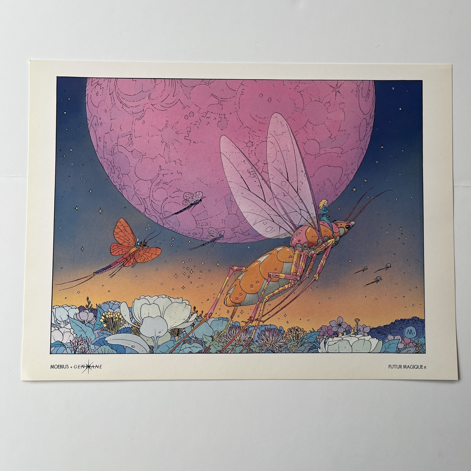 Moebius Futurs Magiques Portfolio. SIGNED LIMITED EDITION