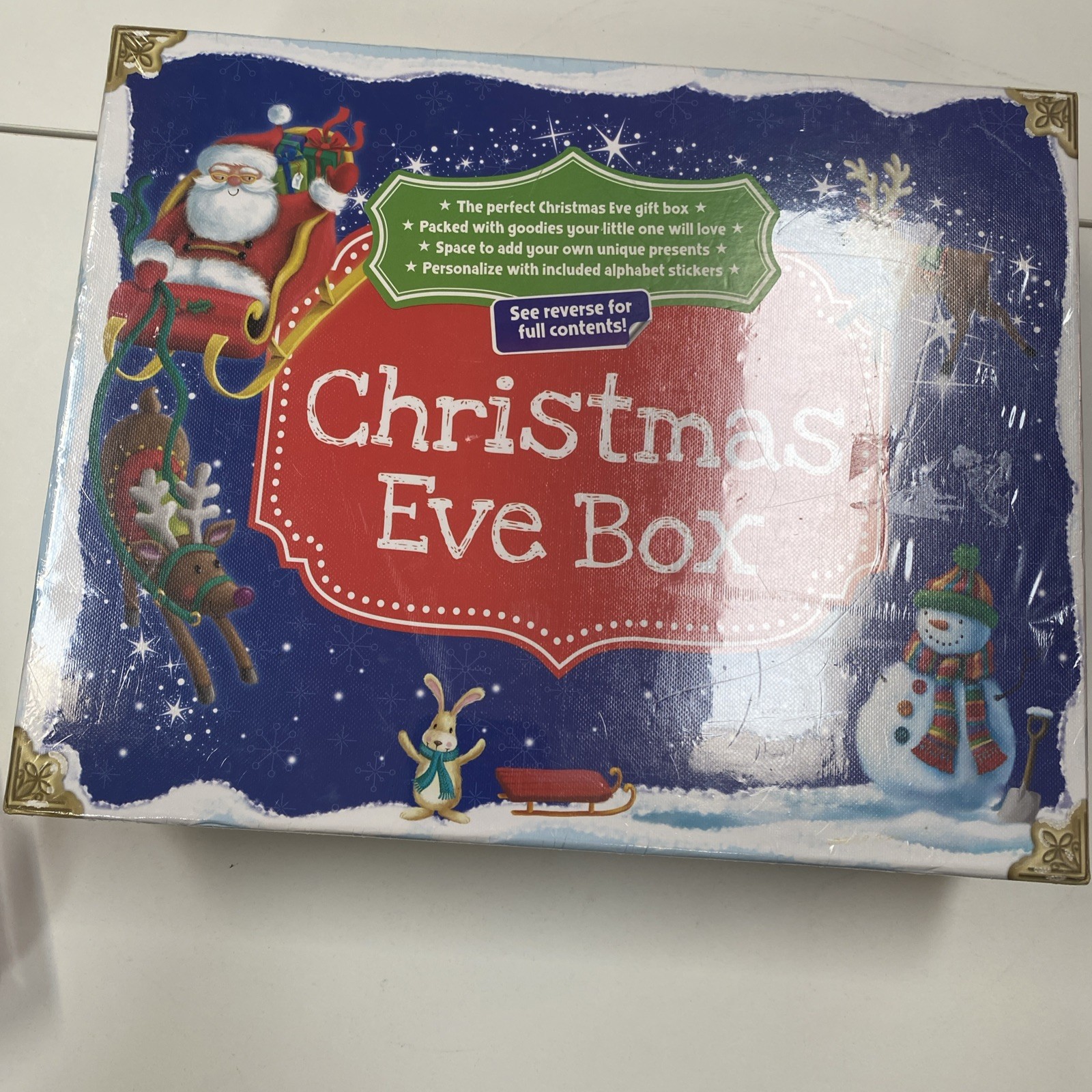 Christmas Eve Collector’s Ed Keepsake Activity Box Playset Aby Igloo Books NIB