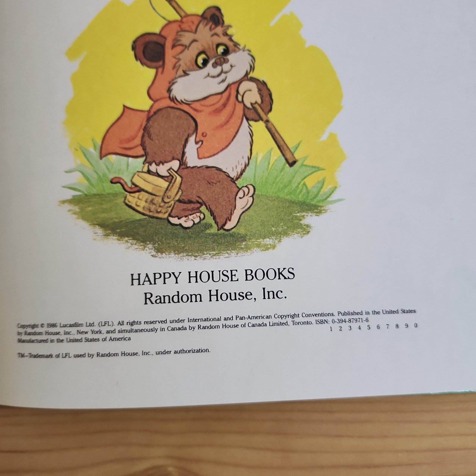 2 An Ewok adventure Hardcover Books The Shadow Stone, Wicket Goes Fishing