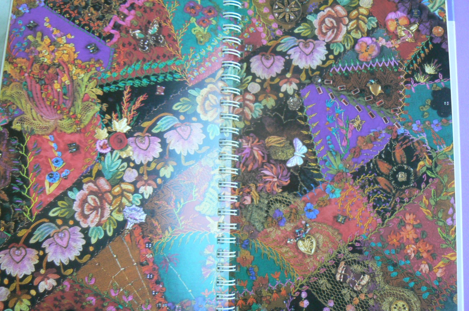 FLORAL STITCHES, illustrated guide, Judith Baker Montano,spiral HC LN!