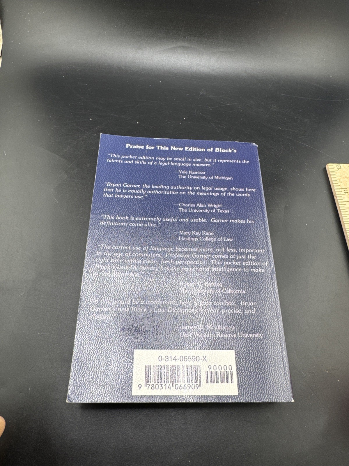 Black’s Law Dictionary : Pocket Edition by Thomas Black (1996, Trade Paperback)