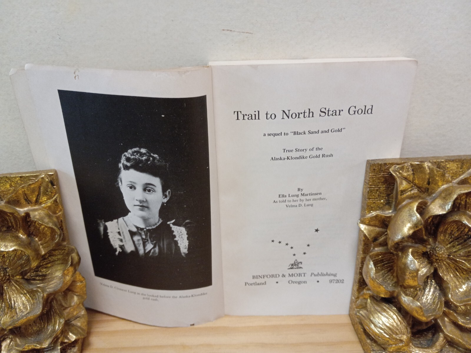 2 Lot Ella Lung Martinsen – Black Sand and Gold/Trail to North Star – PB – Good