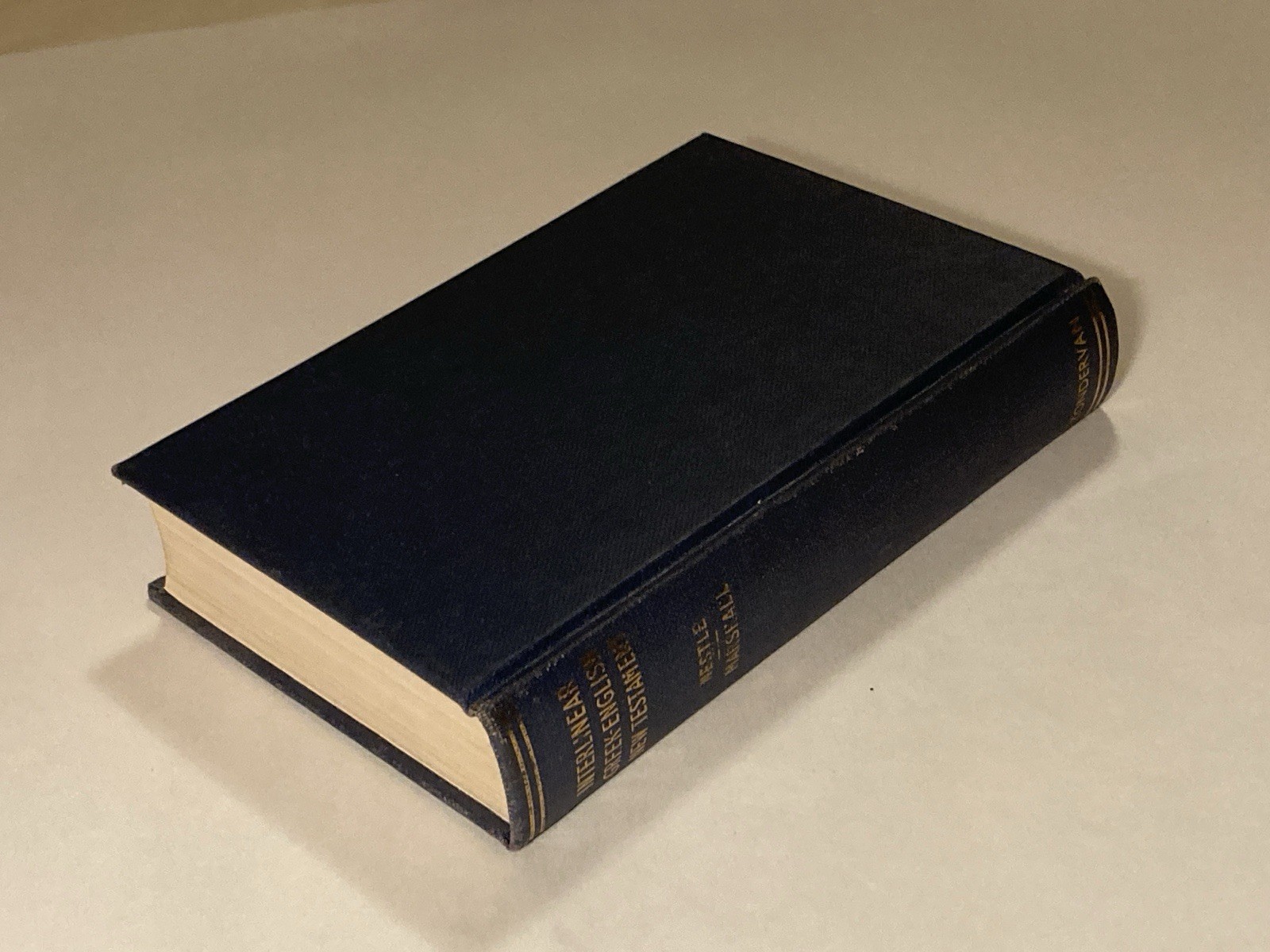 Interlinear Greek-English New Testament; 2nd Zondervan Edition, 1969, VG+