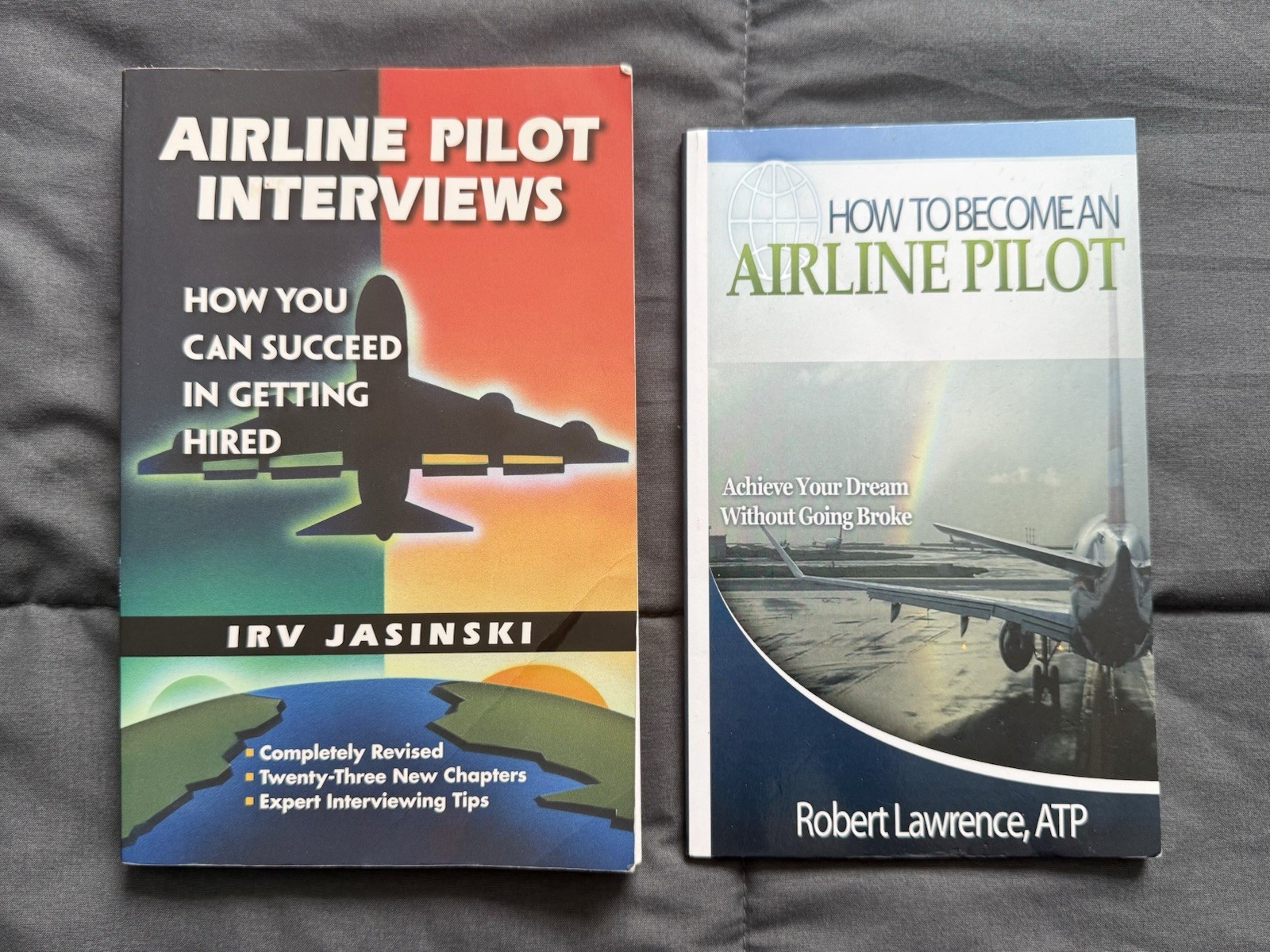 Aviation Airline Career Book Lot – Authors Irv Jasinski & Robert Lawrence, ATP