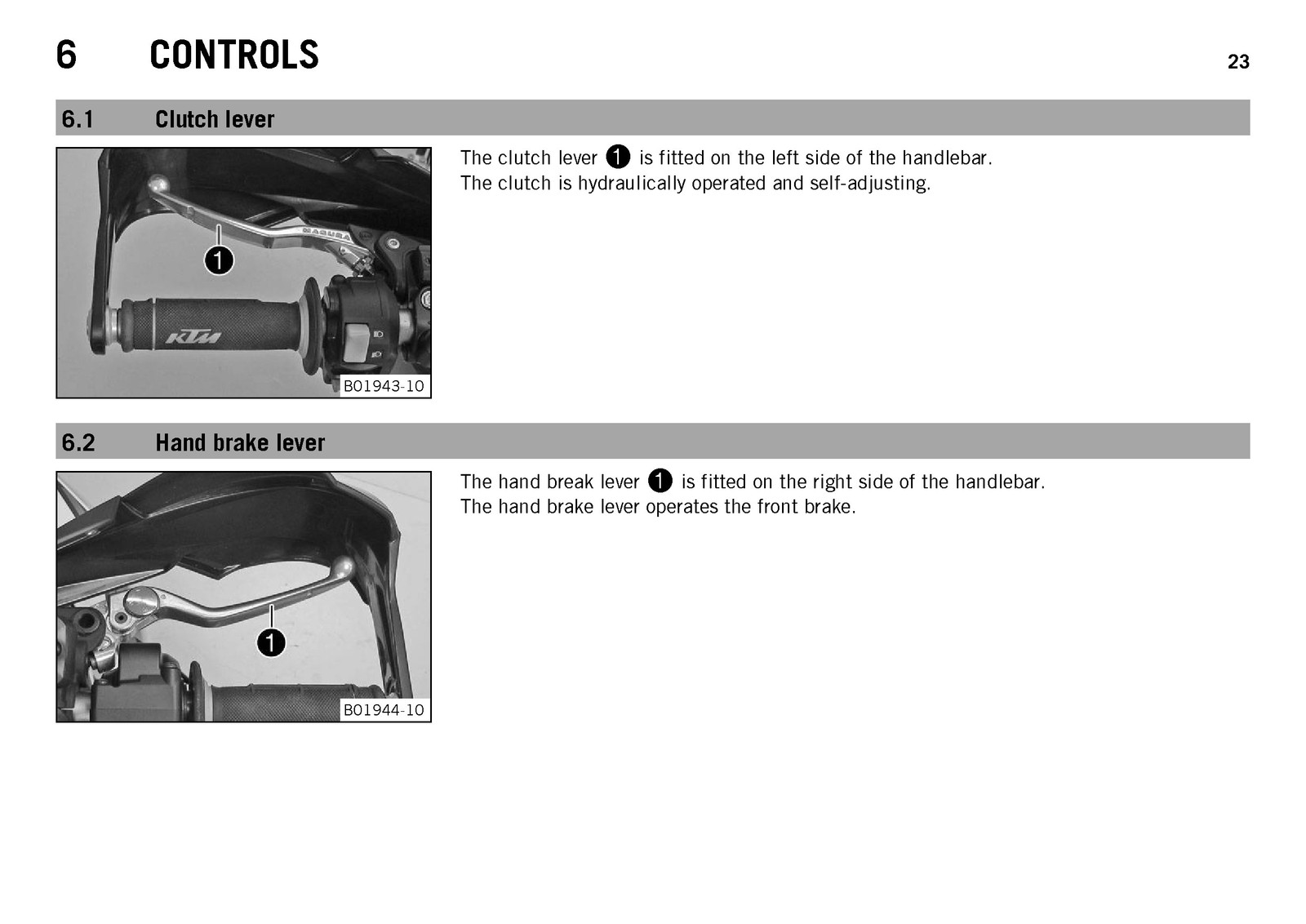 KTM 690 Enduro R ABS Owners Manual 2016 – STEEL WIRE BOUND – PROTECTIVE COVERS
