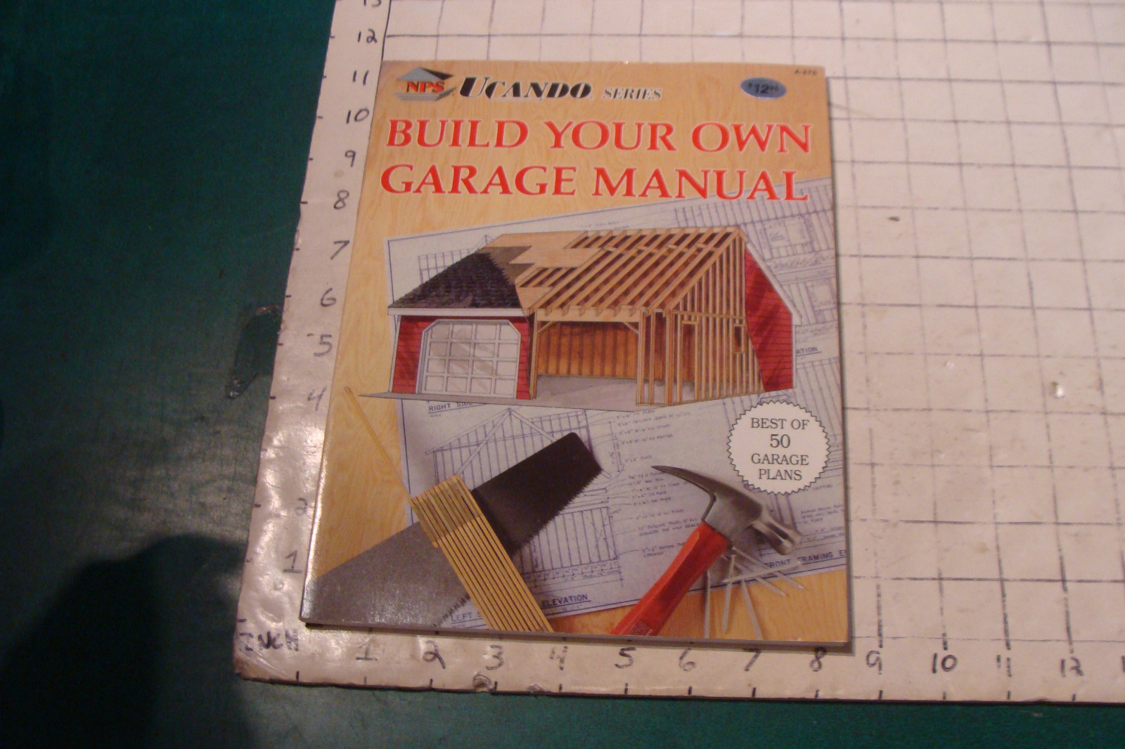 BUILD YOUR OWN GARAGE MANUAL ucando series, best of 50 plans, 86 pages unused