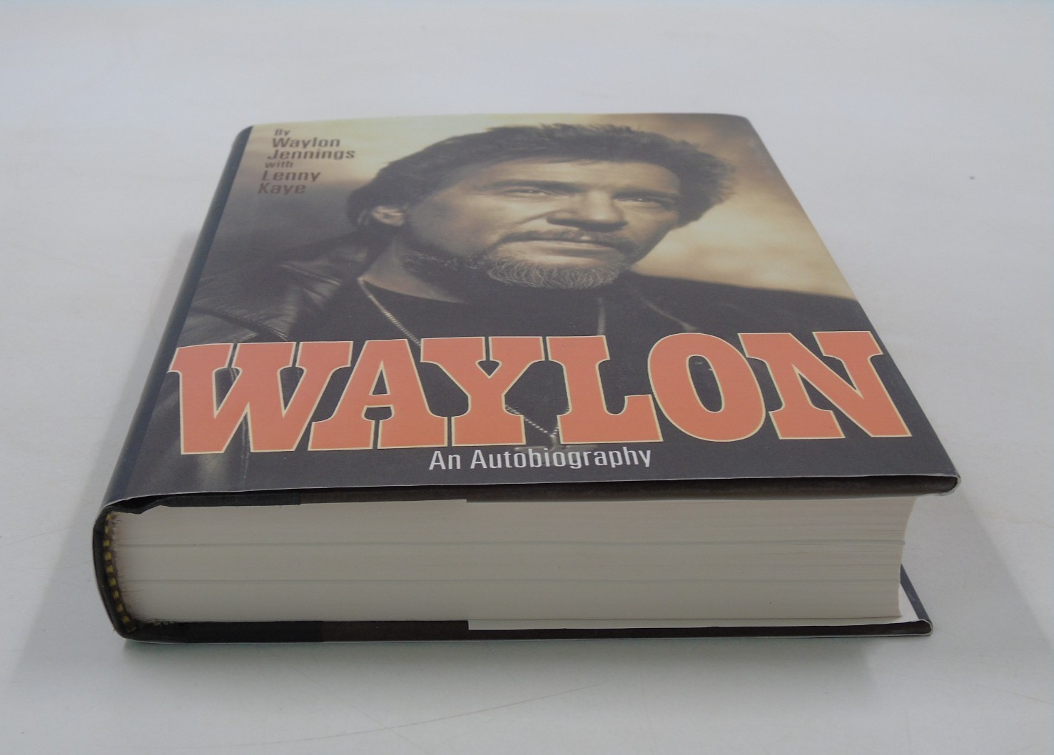 Vintage WAYLON AN AUTOBIOGRAPHY by Waylon Jennings w/Lenny Kaye 1st Print 1996