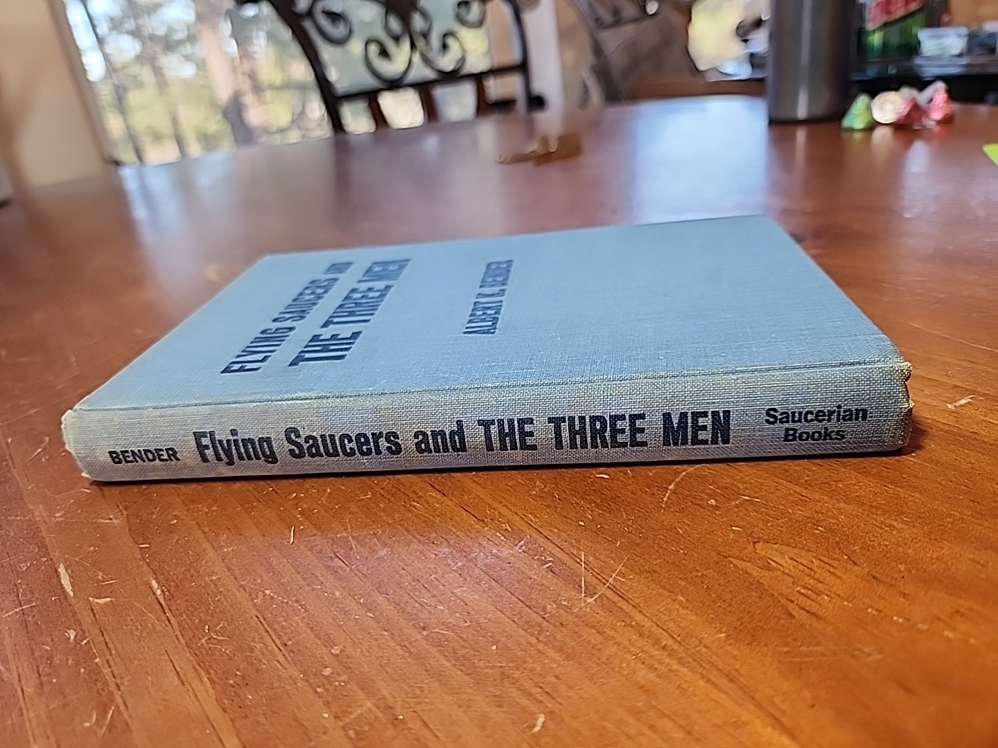Flying Saucers And The Three Men. First Edition 1962 HC NO DJ