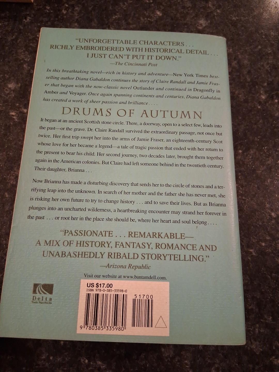 Outlander ser: Voyager, Fiery Cross, Drums of Autumn By Diana Gabaldon