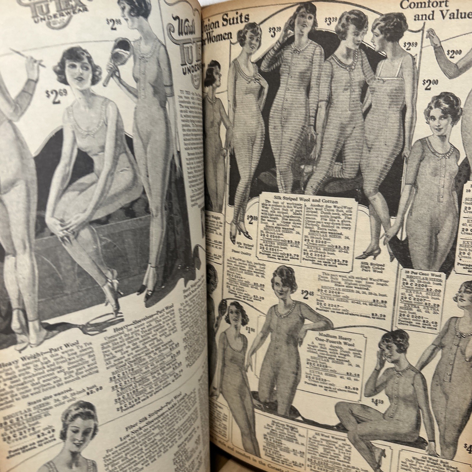 Vtg 1922 MONTGOMERY WARD CATALOGUE Bokk Golden Jubilee 1969 Antique 672 PAGES!!