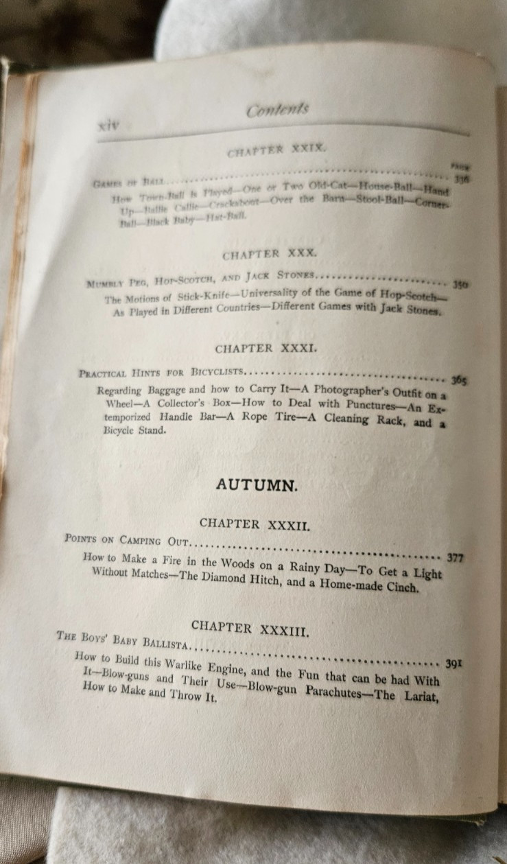 1901 THE OUTDOOR HANDY BOOK Copyright 1896 by DAN C. BEARD
